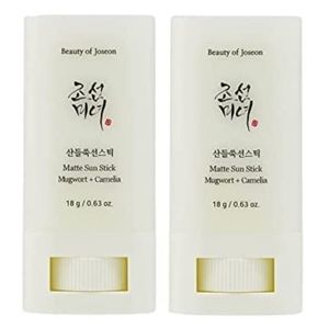 [Beauty of Joseon] Matte sun stick : Mugwort+Camelia(18g, 0.63fl.oz) (pack of 2)